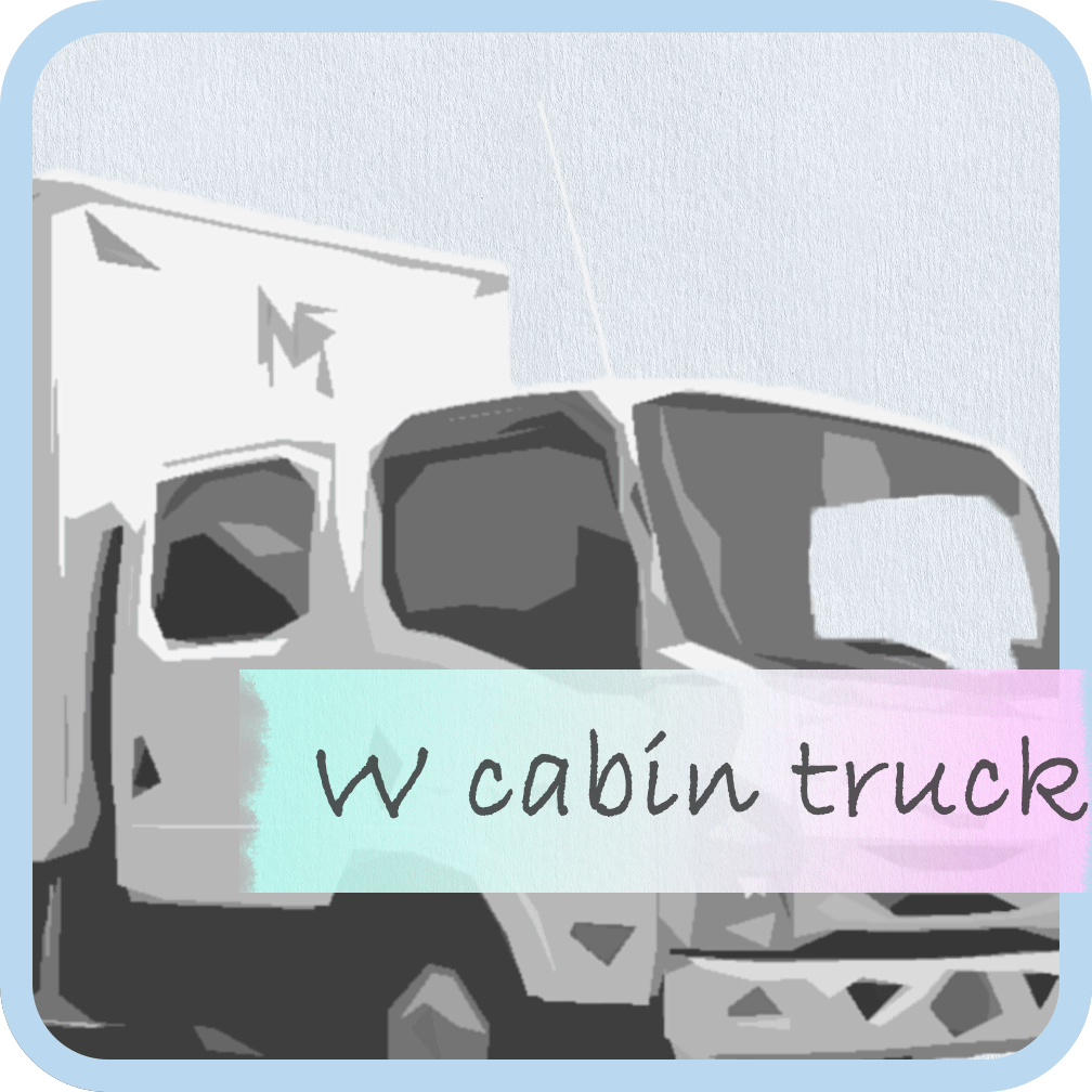 DOUBLE CABIN TRUCKのイラストです。